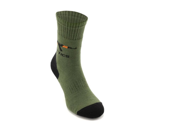 Шкарпетки зимові GPSocks Tactics, калаш оливка з чорним (30016)