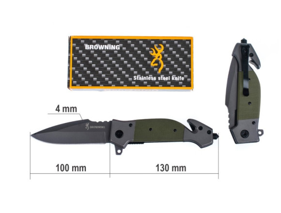Ніж складний Browning  DA167 Olive 1