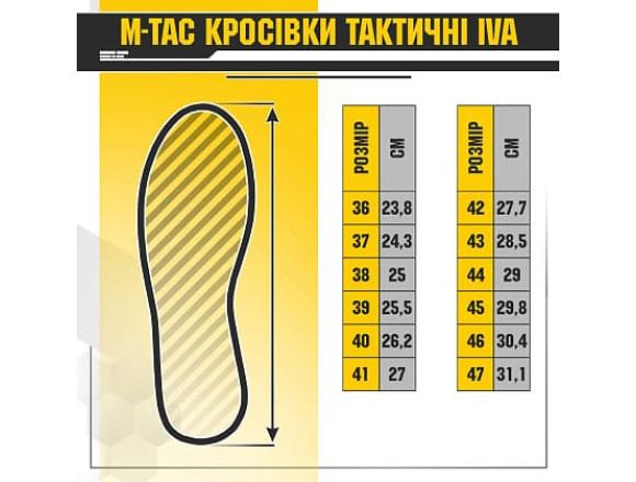 КРОСІВКИ ТАКТИЧНІ IVA BLACK M-TAC - 36 2