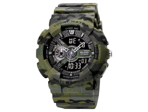 Тактичний годинник Skmei Sport 1688CMGN SKMEI, CAMO GREEN