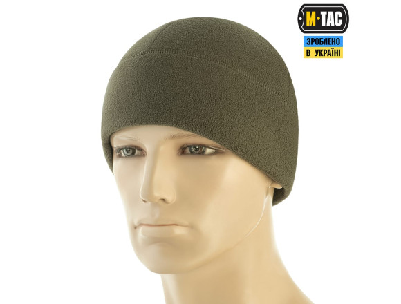 Шапка Watch Cap Elite фліс (320г/м2) with Slimtex Dark Olive M-Tac
