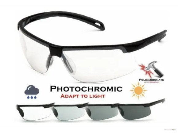 Окуляри фотохромні (захисні) Pyramex Ever-Lite Photochromatic (clear) фотохромні прозорі