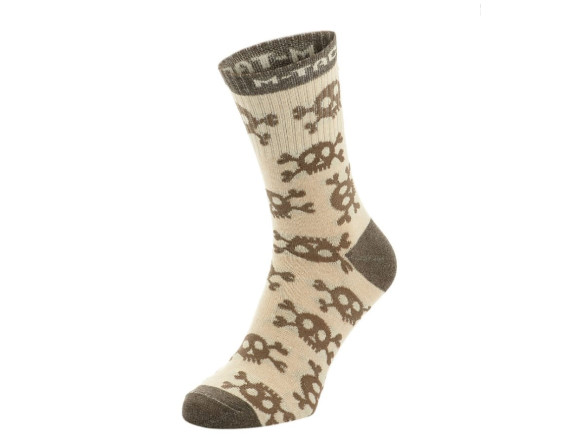 ШКАРПЕТКИ ЛЕГКІ MK.3 PIRATE SKULL SAND M-TAC