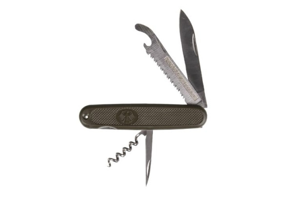 тактичний солдатський ніж BW TASCHENMESSER A.A. OLIV MIL-TEC 15337000