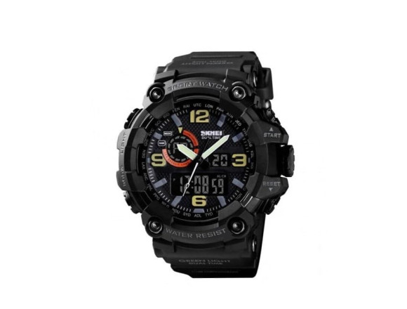 Тактичний годинник Skmei 1520BK, BLACK 1