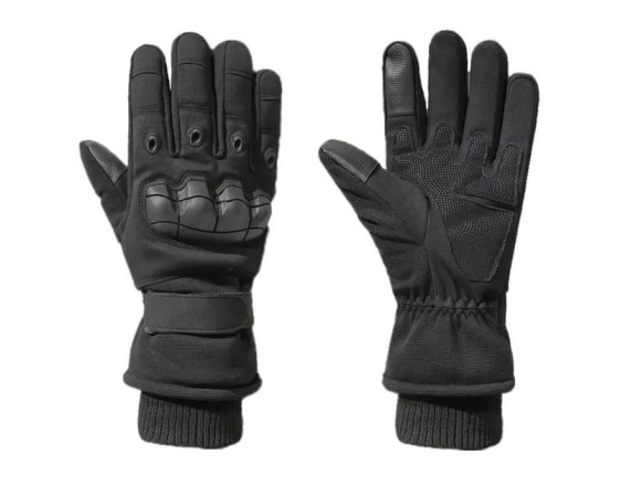 Рукавички зимові Protect Armor Caoutch BLACK