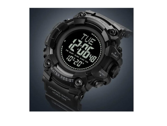Тактичний годинник Skmei 2037BK, BLACK, Compass 2