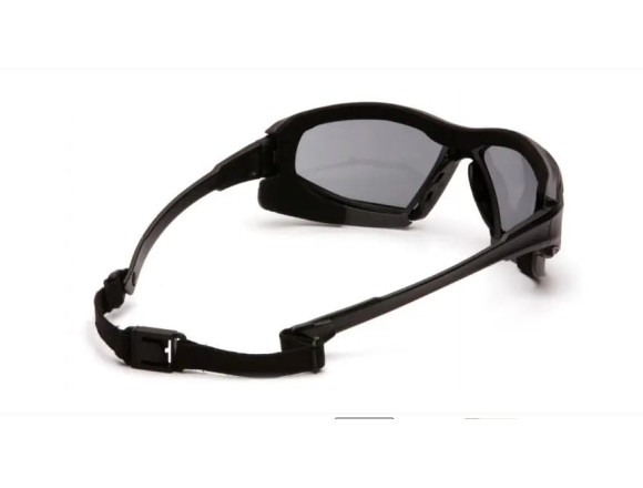 Окуляри захисні з ущільнювачем Pyramex Highlander-PLUS (gray) Anti-Fog, чорні 2
