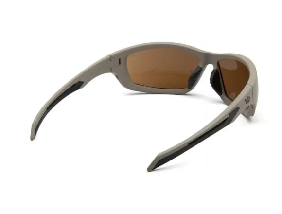 Окуляри захисні Venture Gear Tactical Howitzer Tan (bronze) Anti-Fog, коричневі в пісочній оправі 3