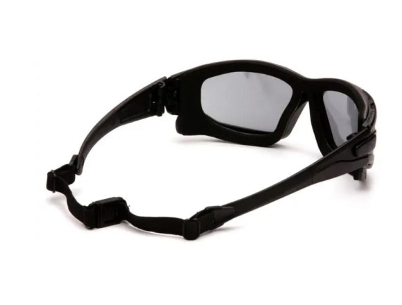 Окуляри захисні з ущільнювачем Pyramex i-Force Slim (gray) Anti-Fog, чорні 2