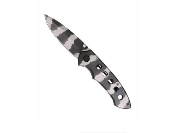 Ніж складаний MIL-TEC CAMO ONE-HAND KNIFE WITH CLIP15304000