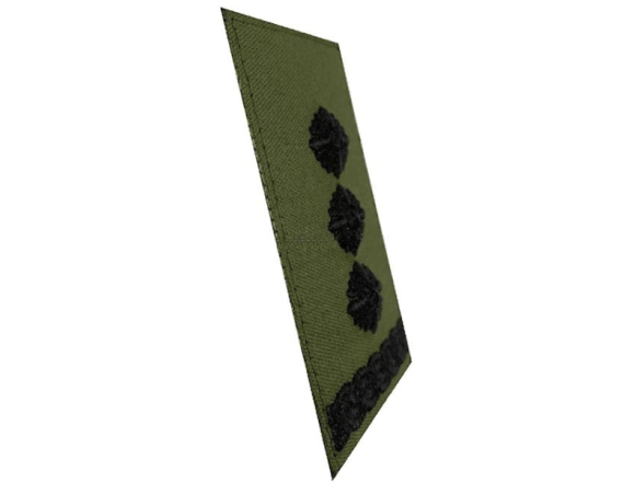 Погон 3D олива, полковник вишитий