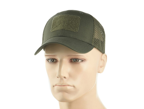 M-TAC Бейсболка з липучкою та сіткою Flex Army Olive (Ріп стоп) 1
