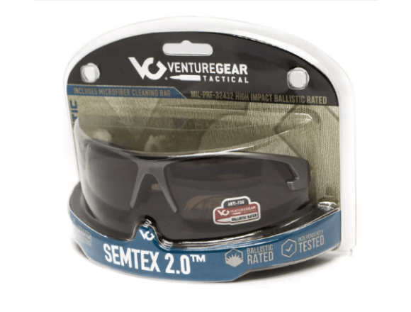 Окуляри захисні Venture Gear Tactical Semtex 2.0 Tan (forest gray) Anti-Fog, чорно-зелені 2