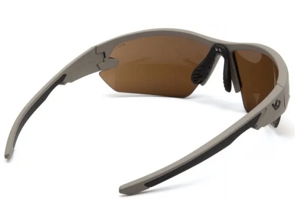 Окуляри захисні Venture Gear Tactical Semtex Tan (bronze) Anti-Fog, коричневі в камуфльованій оправі 2