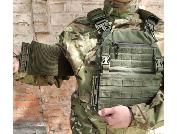 Плитоноска WinTac AGENT CUIRASS система швидкого скидання хакі 3