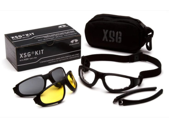 Окуляри захисні зі змінними лінзами Pyramex XSG Kit (змінні лінзи), Anti-Fog