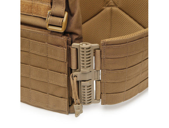 Плитоноска WinTac AGENT CUIRASS Coyote Brown система швидкого скидання койот 5