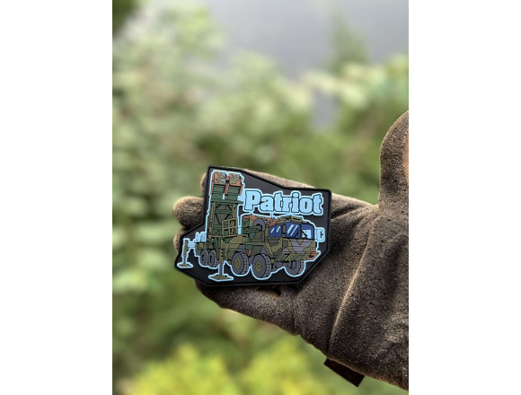 Шеврон ПВХ на липучці Patriot 10х7,5см 1