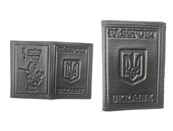 Обкладинка на паспорт ID карту (шкіра)
