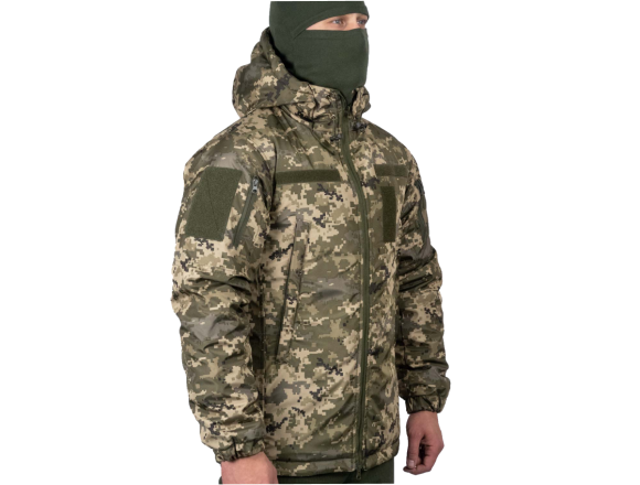 Зимова куртка STALKER WINTER ARMOR ММ14 VELCRO піксель - WinTac 1