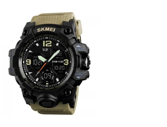 Тактичний годинник Skmei 1155BКН, Khaki 2