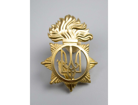 Кокарда на берет ЛИТА (беретний знак)   НГУ   метал